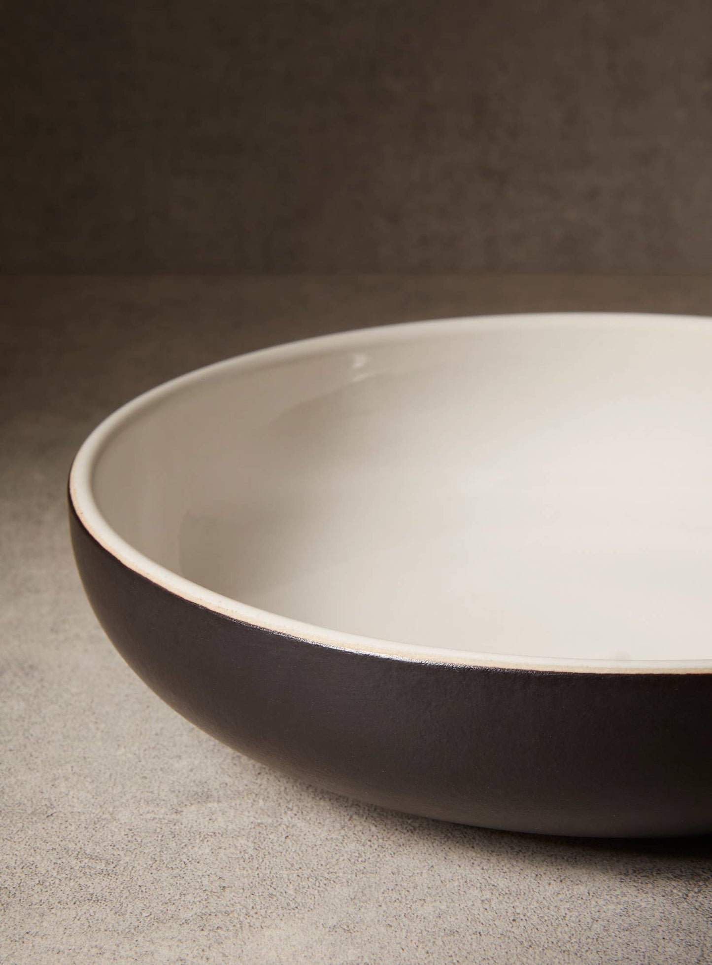 Stoneware Pasta Plate | Matte White